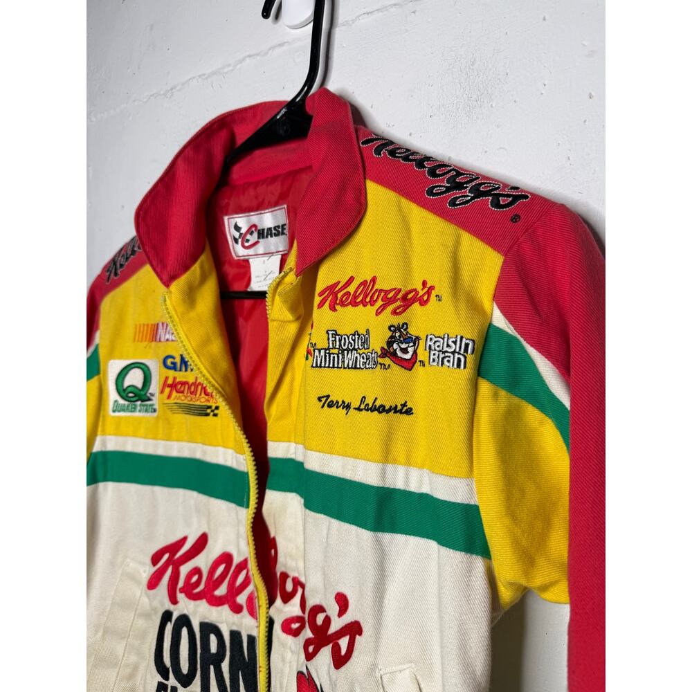 Vintage Womens Kelloggs Corn Flakes Chase Nascar Jacket Size Small - Picture 4 of 10